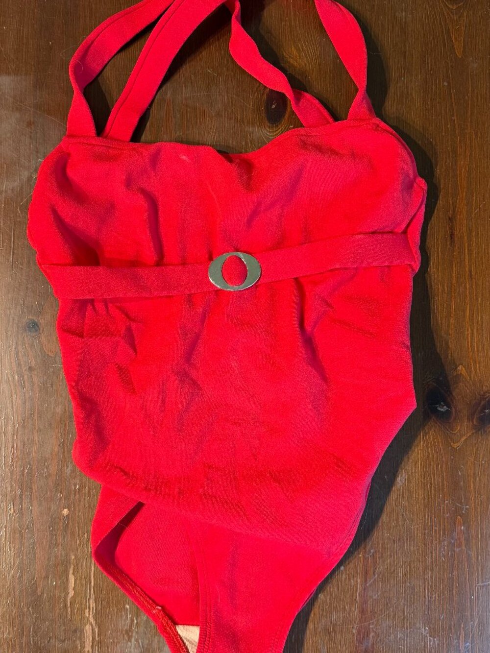 Red Baja Blue One Piece Swimsuit Size 10